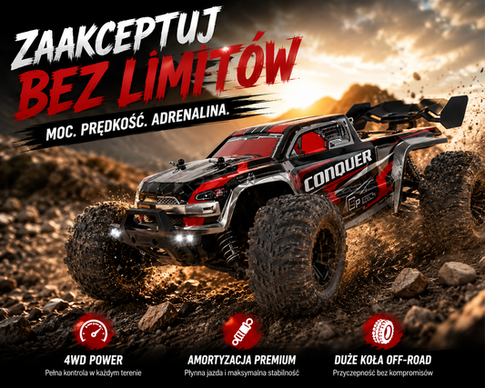 4WD Off Road 4x4 RC – Ekstremalny Samochód Terenowy 50KM/H dla Dzieci i Dorosłych